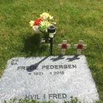 The last resting place of Frede Pedersen, No.5 Commando.