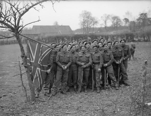45RM Cdo. 'C' troop at Drevenack 28th March 1945