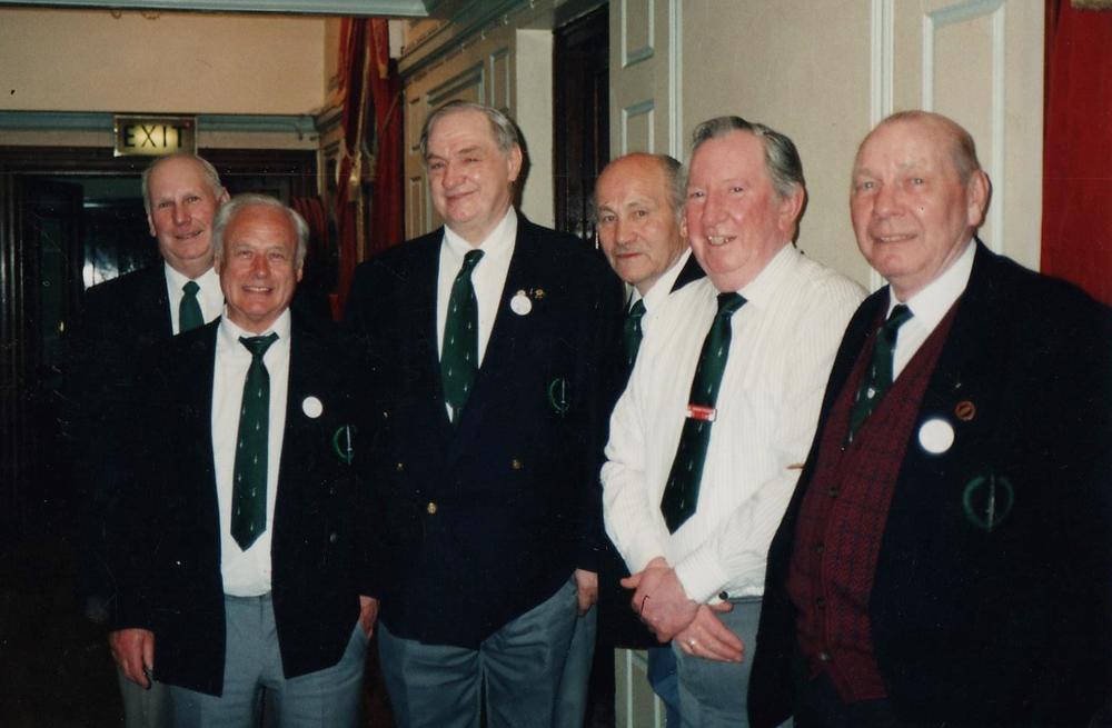 1996 Commando reunion Elliott, Woods, Davies, Spuffard, Armstrong, Neish