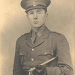 Captain Nicholls as a cadet at Woolwich in 1935