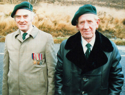 Robert Armstrong (right) and another, both Bde Signals