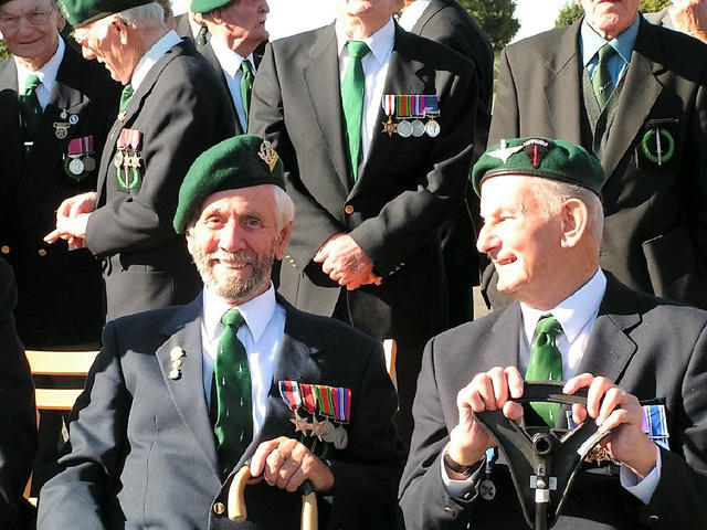 Arthur Baseley (left) and ?