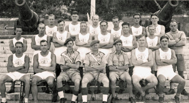 No 2 Commando Boxing Team at Gibraltar 1943
