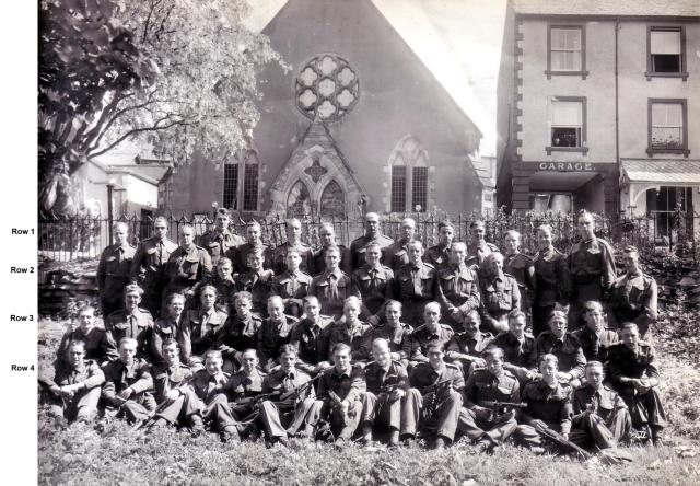 No.4 Commando  "D" Troop  o/s Lake Road Chapel Keswick circa 1942