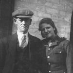 Arthur's wife, Joan, and father, Ernest Betts