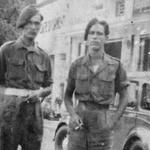 Pte. Arthur Baseley (on right) and another, India 1944