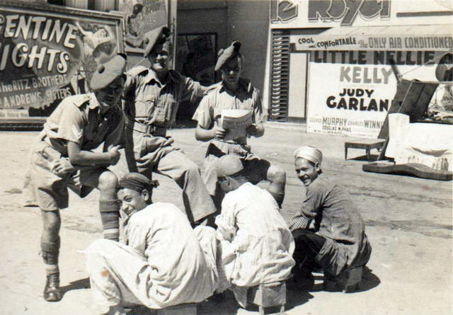 LCpl. Donald Macquarrie (on the right) and 2 u/k