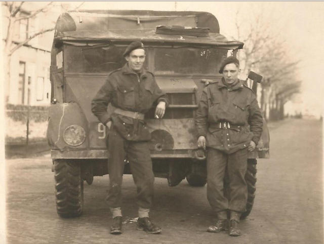 Lewis Teasdale (12 & 4 Cdo) on the right and another