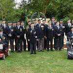 WWII and Post War Veterans at The CVA Memorial, Alrewas.