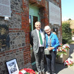 Stephane and Charmian, daughter of Patrick Porteous VC