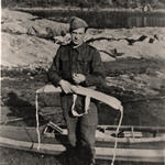 Unknown from No 6 Cdo. 101 Troop.  Folbot canoe training West of Scotland. April 1941