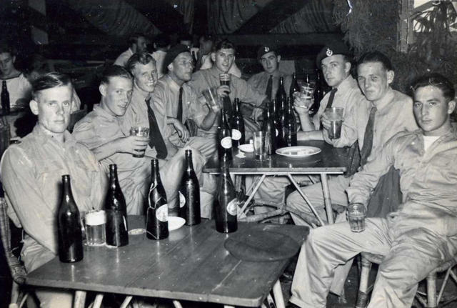Mne George Wellman (centre) and others circa 1950-1960 (2)