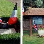 Brigadier Derek Mills Robert's ashes at Bavent, Normandy