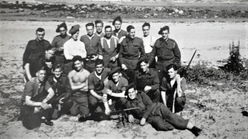 Some of No 2 Cdo 4 troop Ayr 1942