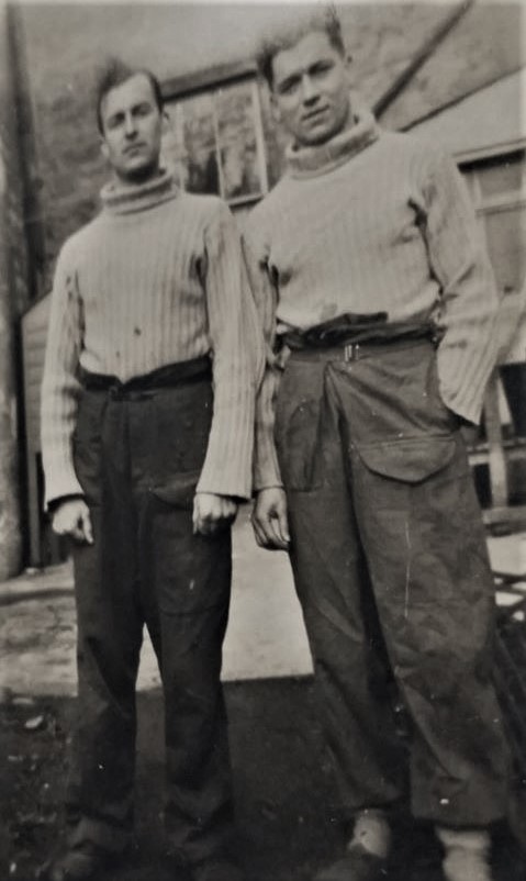 John Key and Fred Peachey, Glencanisp Scotland, 1943