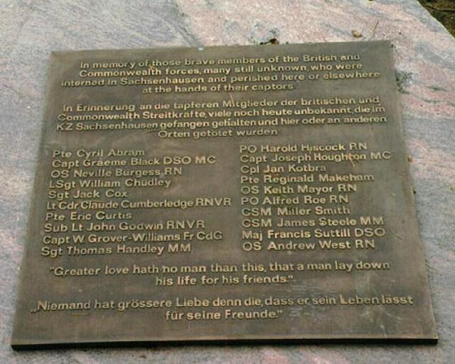 Memorial at Sachsenhausen