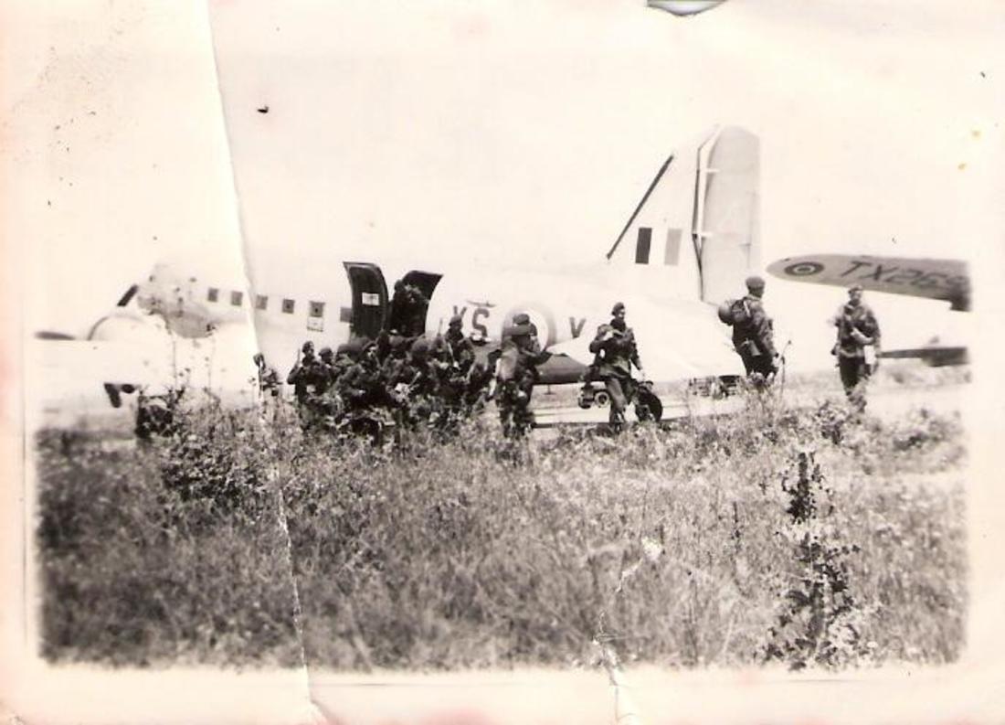 Disembarking at Haifa circa 1947/8