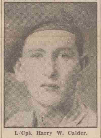 Cpl. Harry Watt Calder DCM