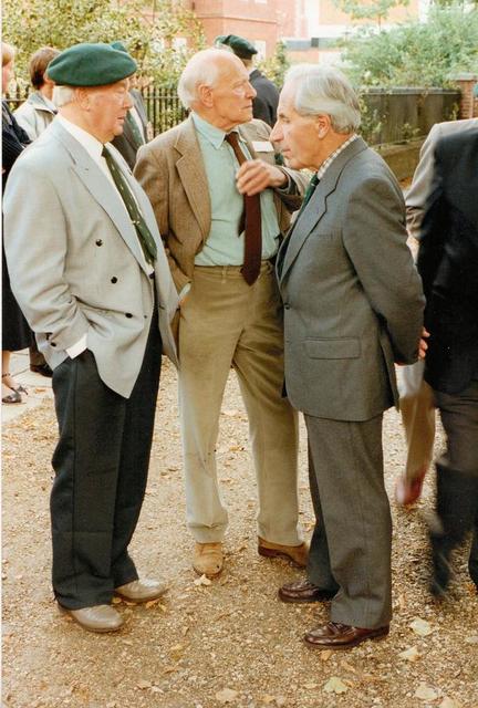 Allan Peachey at a No.1 Commando Reunion.