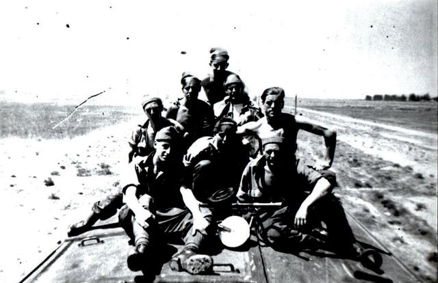 Crossing North Africa by train - 1943