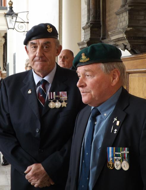 WO. Norman Austin, RAF & Barry Exley, 289 Cdo RA