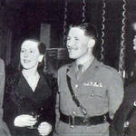 Lt Col Young and Maj Franks at a 1946 party for the CBF