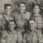 Chessy, Finnigan (back); Harry, Chaddy (front) at Cairo 1941.