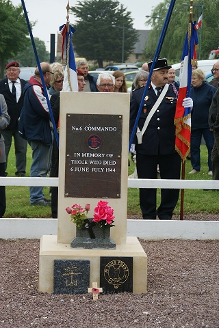 No. 6 Commando memorial ceremony.
