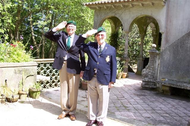 Major Mike Stilwell CBE MC and Lt Bob Bishop MC