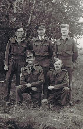 TSM  Peter McKee and 4 others at Stalag IV A