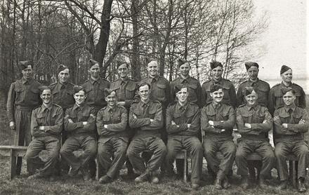 TSM Peter McKee and other PoWs, Stalag IV A