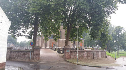 Entrance to St Martinus Kerk, Linne, The Netherlands