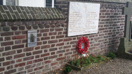 1st Commando Bde. Plaque at St Martinus Kerk, Linne.