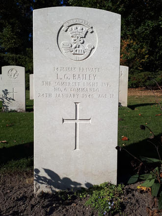 Grave of Private Leonard George Bailey