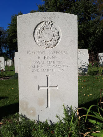 Grave of Corporal Ronald Binns