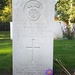 Grave of Second Lieutenant John Middleton Hutchings.