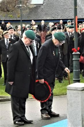 Mac McNickle & Dai Hope Lay the Wreath on behalf of The CVA.