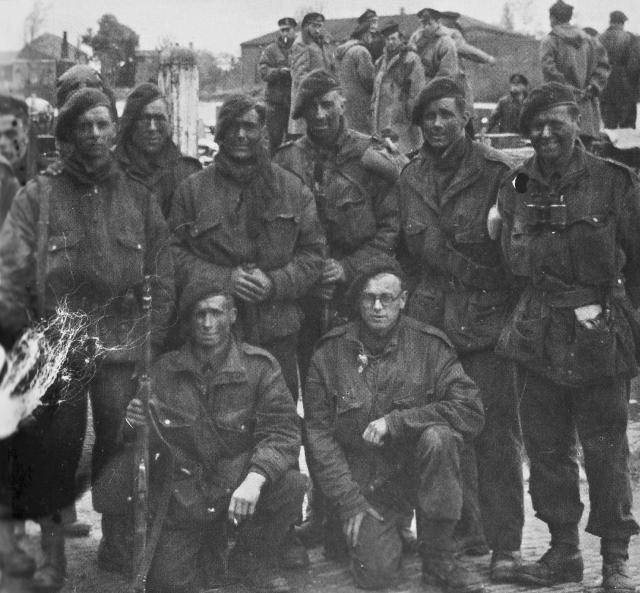 LCpl Fred Tickle MM and others from 48 RM Commando in Holland.