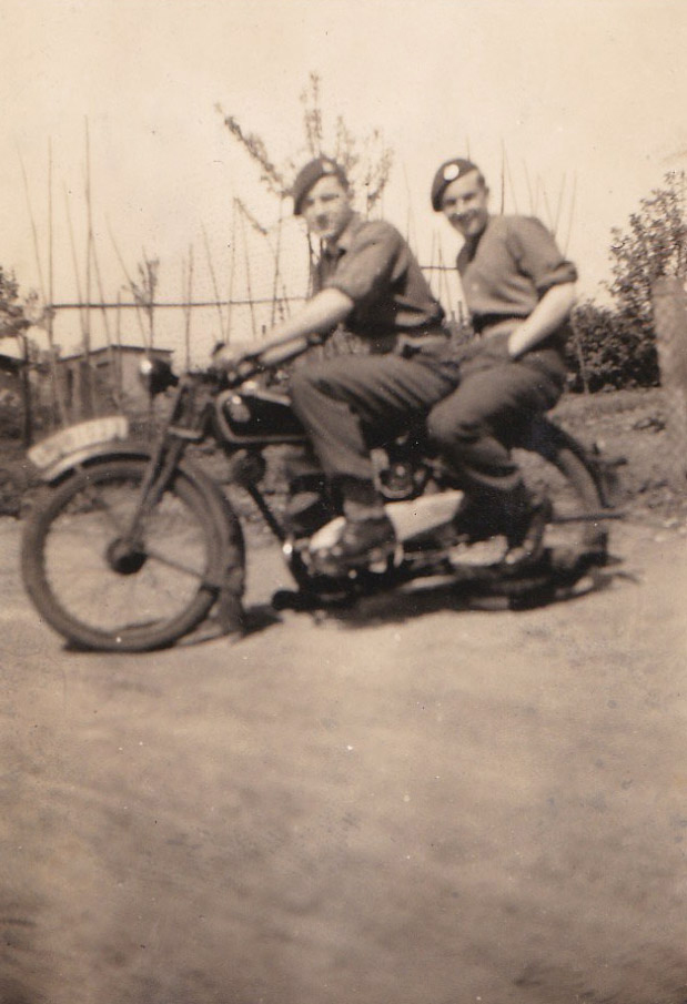 Bill 'Jock' Mills and Bob Yaxley 45RM Cdo 'E' tp Eutin Germany 1945