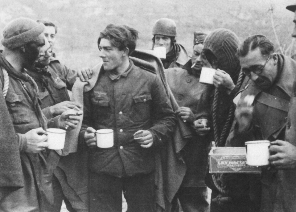 Op Partridge, No9 Cdo with captured German