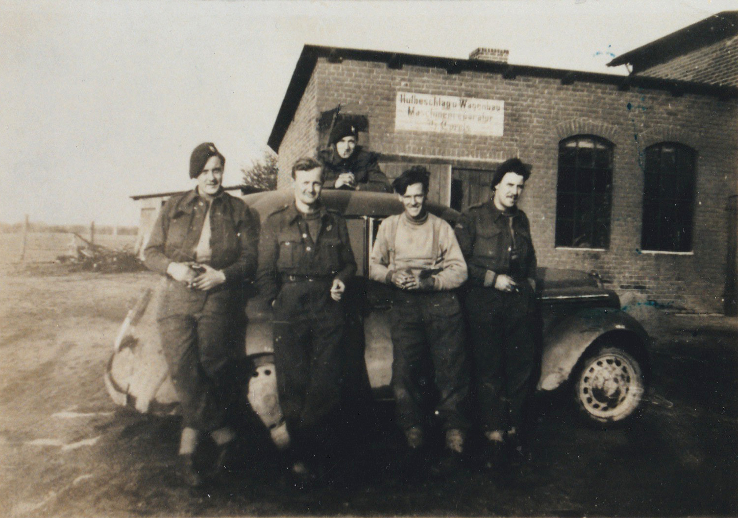 Four of 45RM Cdo. in Germany 1945