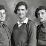 TSM Ken McAllister,  L/Sgt. Joe Rogers MM, and L/Sgt. Tommy Everett