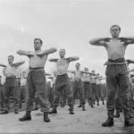 Physical training for No 4 Belgian Troop 10 (IA) Commando