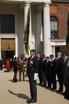 The Captain of Invalides invites Lt Col Tom Salberg, MBE to Review The Parade.