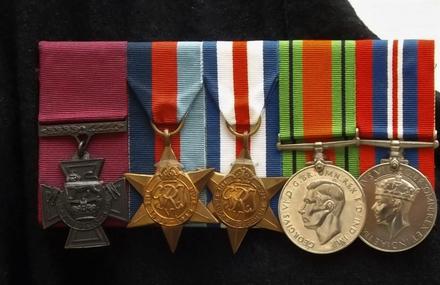 VC and medal group awarded to L/Cpl Henry Eric Harden, VC.