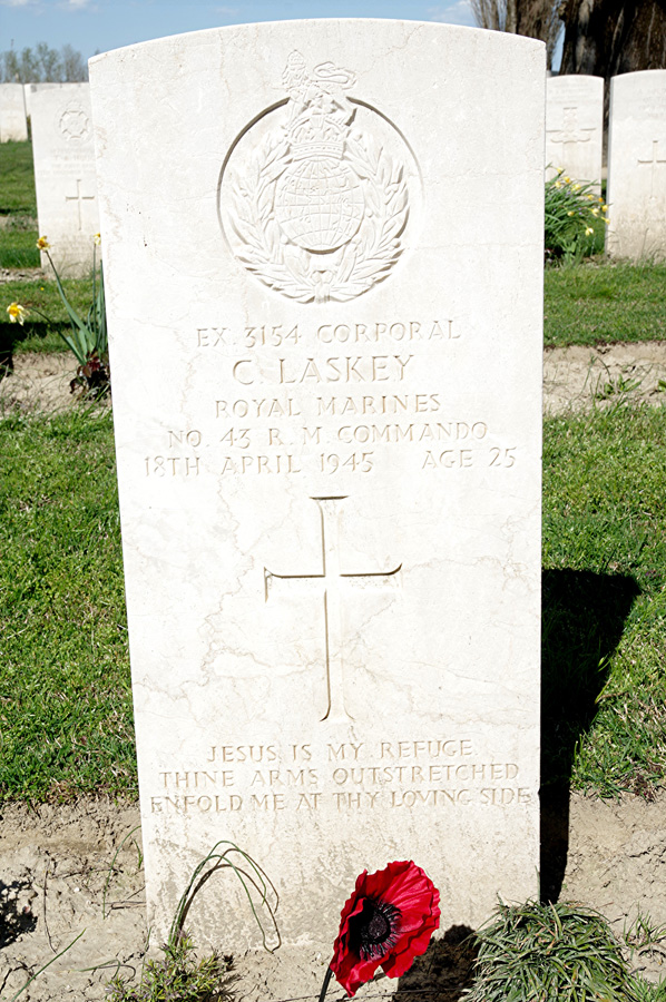 Grave of Corporal Cyril Laskey