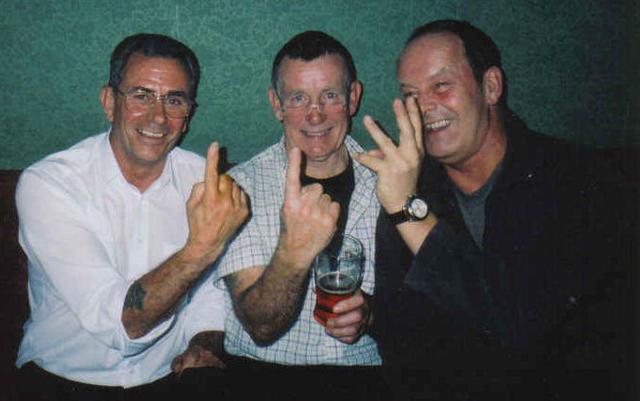 Bob Plews , Colin 'Yorkie' Bailey, and Dave 'Manfred' Mann.