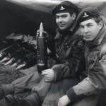 Gnr. Howie Simcocks and Sgt. Ivor Swain
