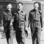 Mnes. Laurie Southall (left), Les Bradshaw, and Bernie Brown (right) at Ryde, IoW