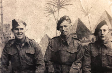 William Henry Grant-Hanlon (centre) 42RM Cdo. and others